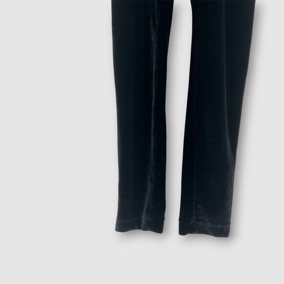 Vintage 90s Y2k Moda Int'l Black Velvet Long Sleeve Catsuit Jumpsuit Small - Picture 4 of 6